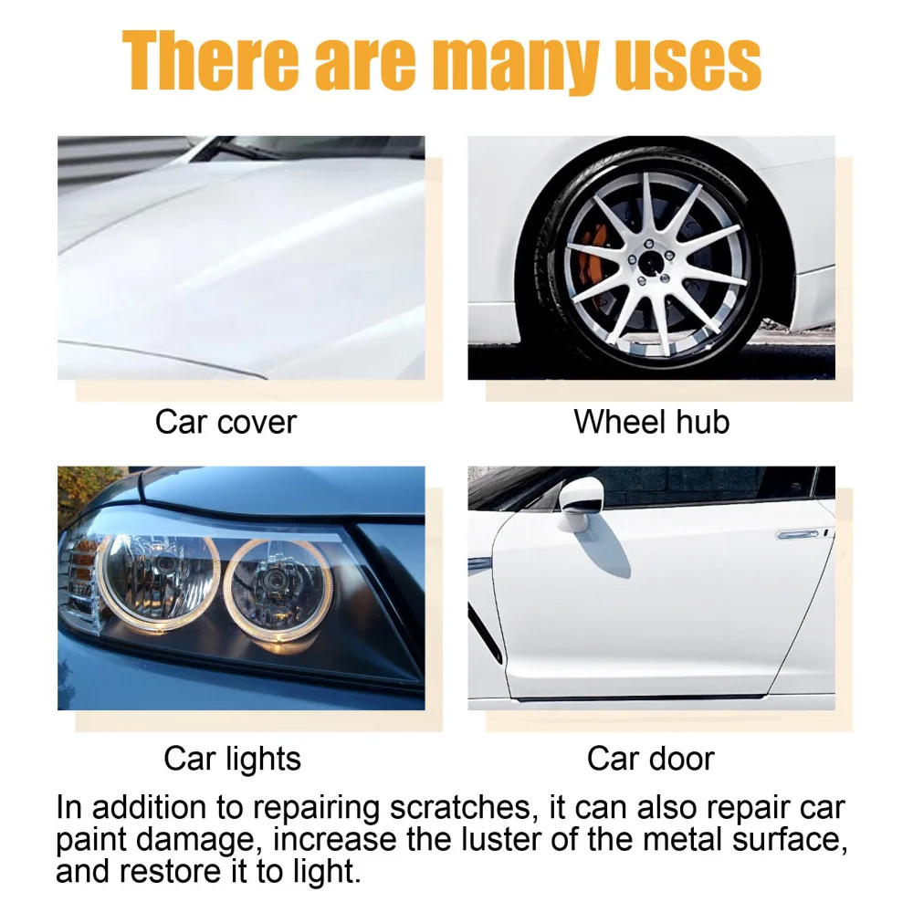 Auto Paint Scratch Remover Wax Car Care Polishing Cream Repair Compound Body Maintenance Surface Restorer Shine Tool view 2