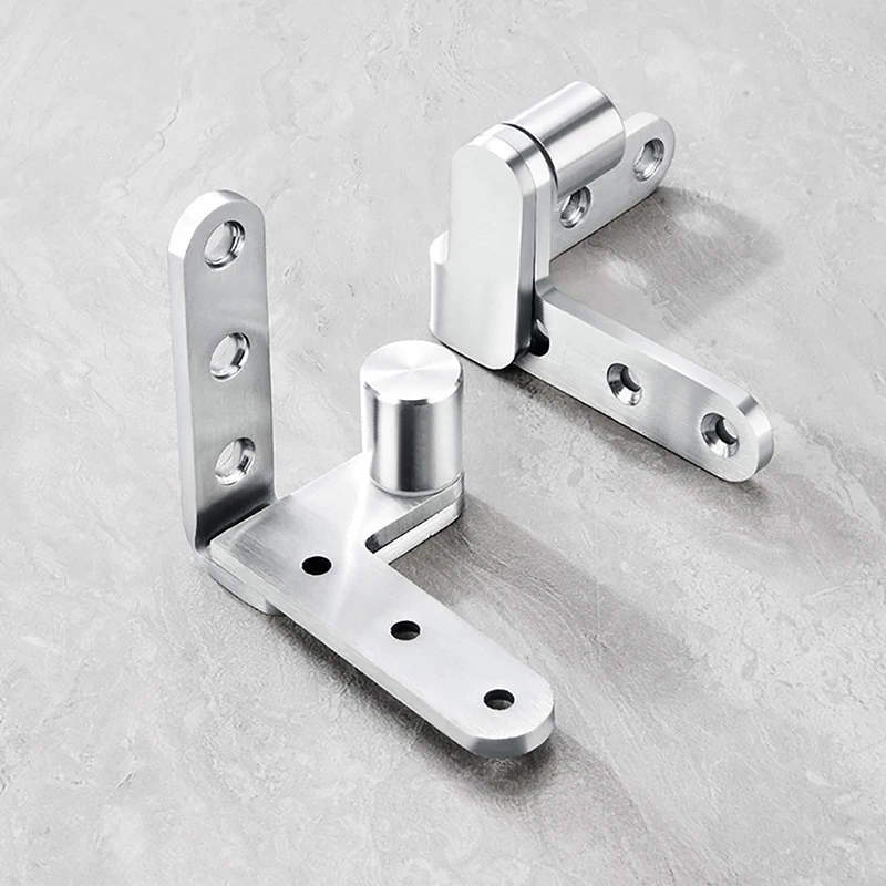 Stainless Steel Heaven Earth Pivot Hidden Invisible Door Hinge Indoor Door Wooden Cabinet Load-Bearing Hinge Upper Lower Ppivot