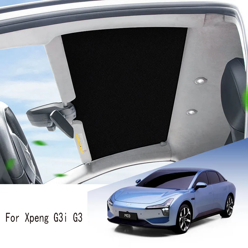 Car Sunscreen Heat Insulation Sunroof Sunshade Interior Shading Refit Windshield Sunshades For Xpeng G3 Sunshade G3i in-vehicle