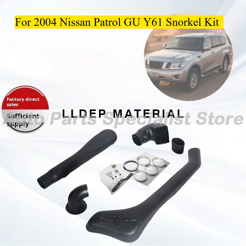 

For Nissan Patrol GU Y61 2004 Snorkel Kit Waterproof Air Intake Pipe Off-Road 4x4 Wading Upgrade