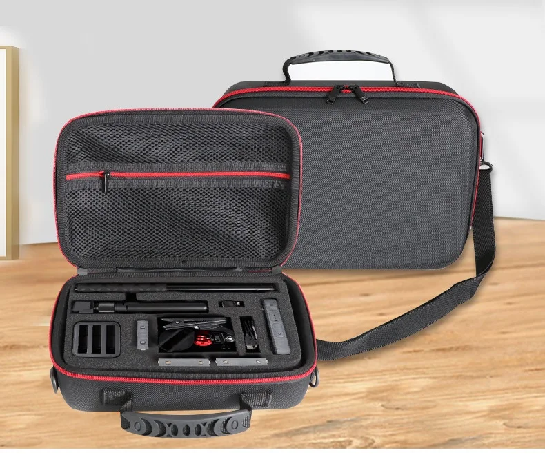 1pc Hard Disk Protection Case Portable Hard Case with Foam Lining Hard Digital Shockproof Outdoor Toolbox Freeform Storage Bag