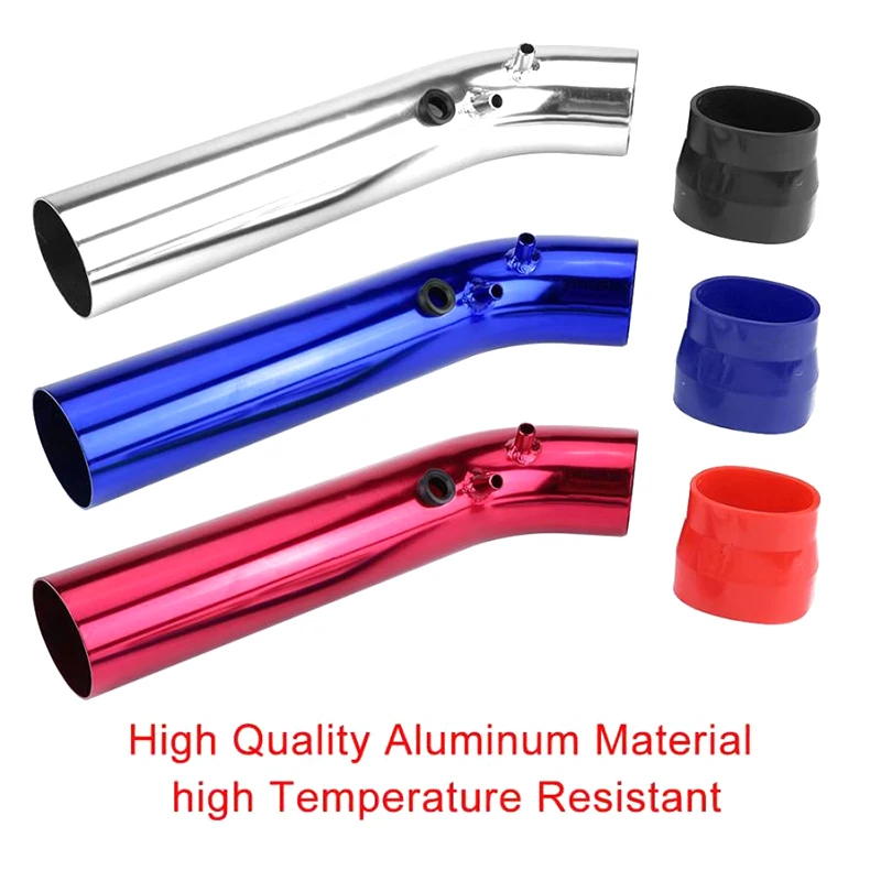 76mm Car Refitted Winter Mushroom Head Air Filter Intake Pipe Filter High Flow High Cold Air Filter Aluminum Pipe Kit