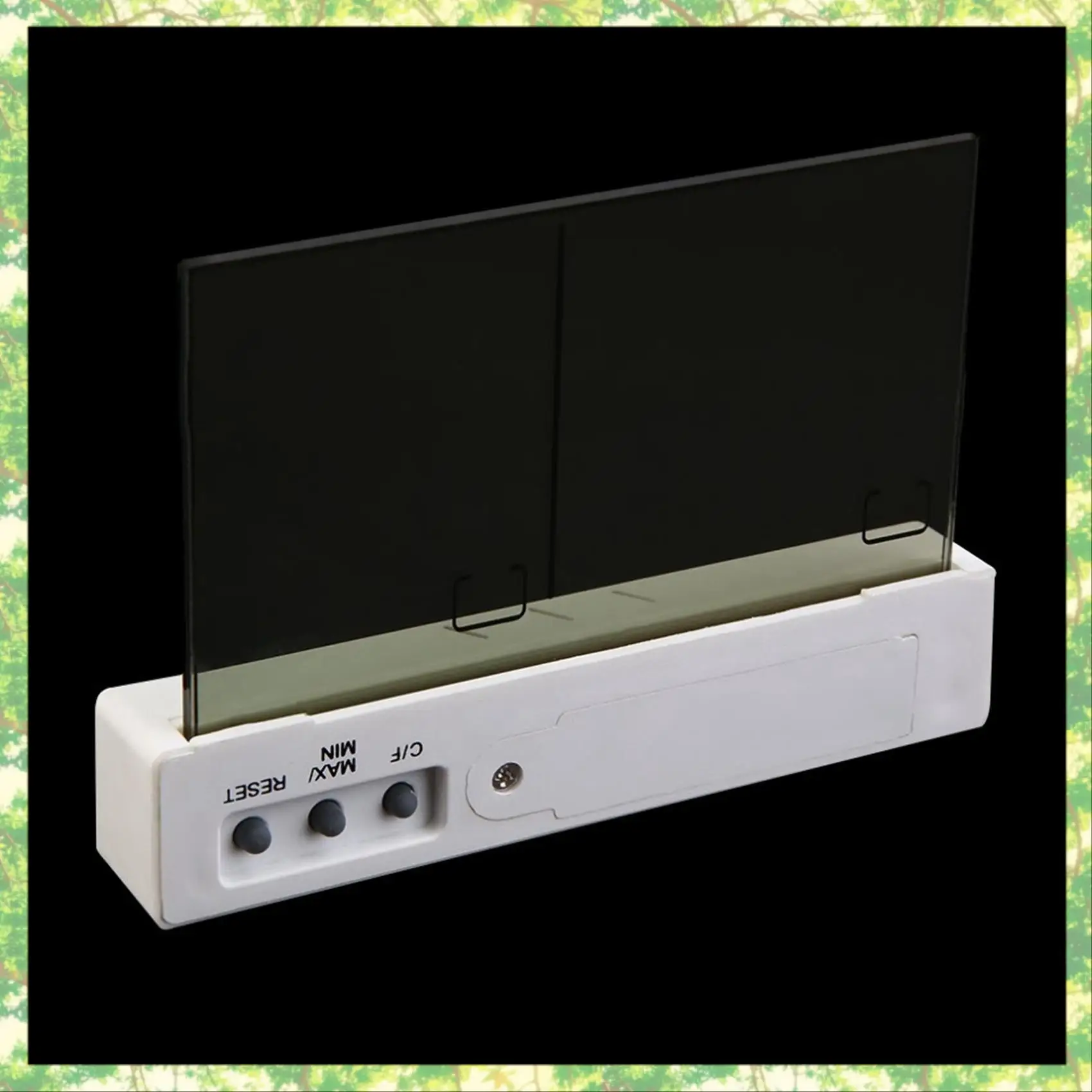 Smart-2X الرقمية شفافة نافذة المنزل عرض ميزان الحرارة الرطوبة داخلي في الهواء الطلق محطة قياس درجة الحرارة والرطوبة