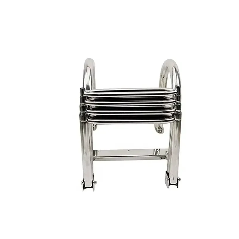Marine Grade SS316 Stainless Steel Boat Ladder 3 Step Boarding Platform Dock Accessory for Yacht Sailboat Swimming Pool Deck
