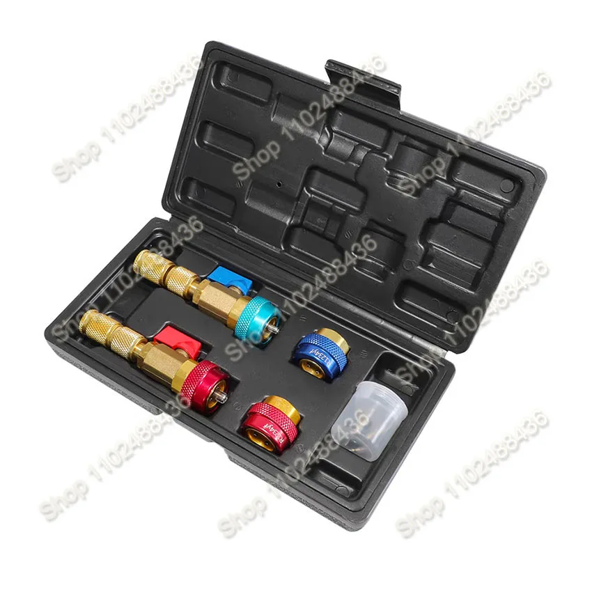 Automotive AC R134a R1234yf Valve Core Remover Installer Tool Set Air Condithoning Valve Core Remover Tool