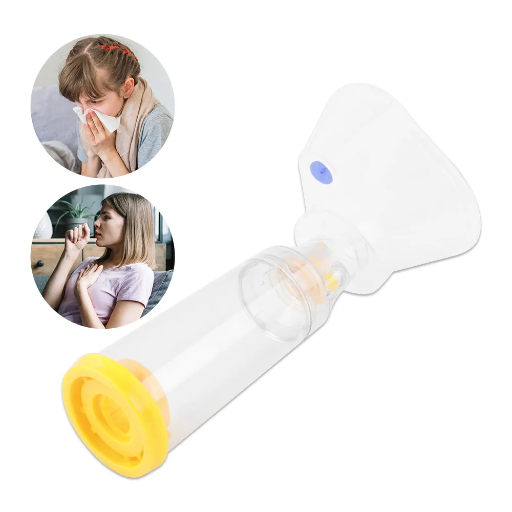 185ml Automizer Spacer Mist Storage Compressor Nebulizer Tank Aerochamber Mask Cup for Pet Adults Children Asthma Inhale Chamber