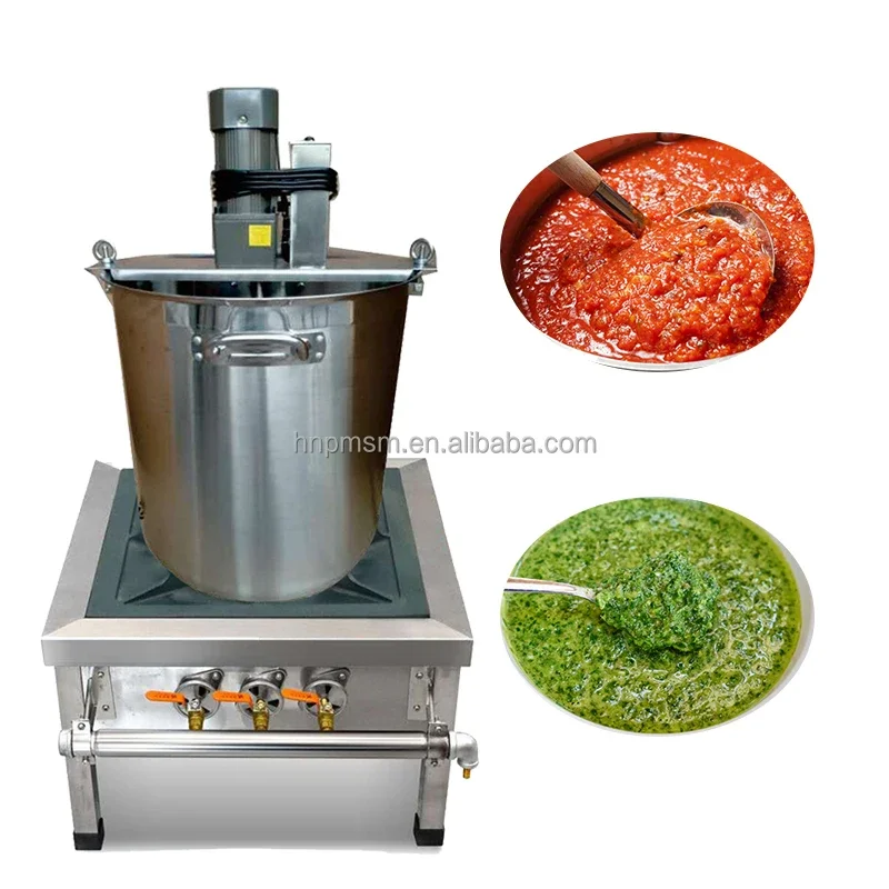 Factory Made Small Food Mixing Pot Excellent Easy Operation Soup Sauce Cooking Pot With Mixer Food Stirring Machine