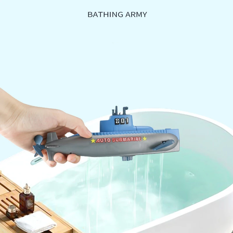 

Novelty Funny Submarine Clockwork Toys Baby Bath Swimming Toys Simulation Submarine Toy Model Kids Best Gifts