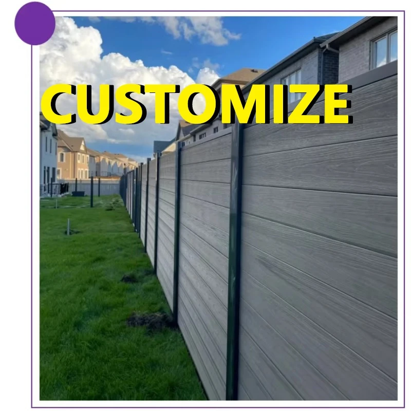

Any Size Custom 2026 New Aluminum Fence Powder Coated Rustproof Outdoor Yard Privacy Screen Easy Install Durable Home Barrier