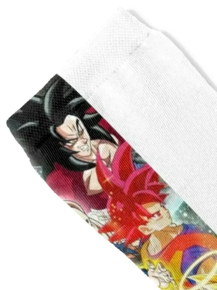 Goku(All Transformations) Socks funny gift Soccer custom Male Socks Women's