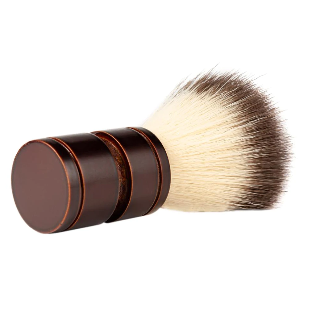 Premium Nylon Shaving Brushes Wooden Mens Shave Brush Beard Cleaning Brush