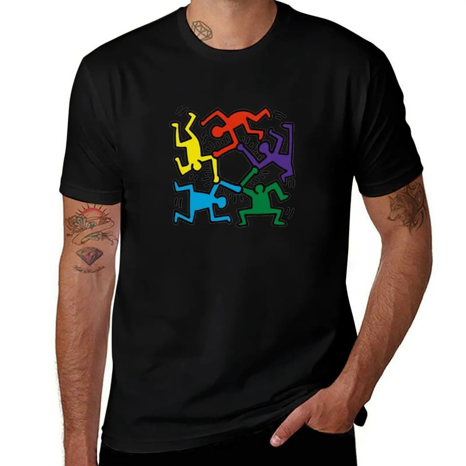 

acrobatic dancing T-Shirt t shirt for man 100 percent cotton t shirts for man pack white