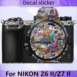 For NIKON Z6 II/Z7 II Camera Body Sticker Protective Skin DecalVinyl Wrap Film Anti-Scratch Protector Coat