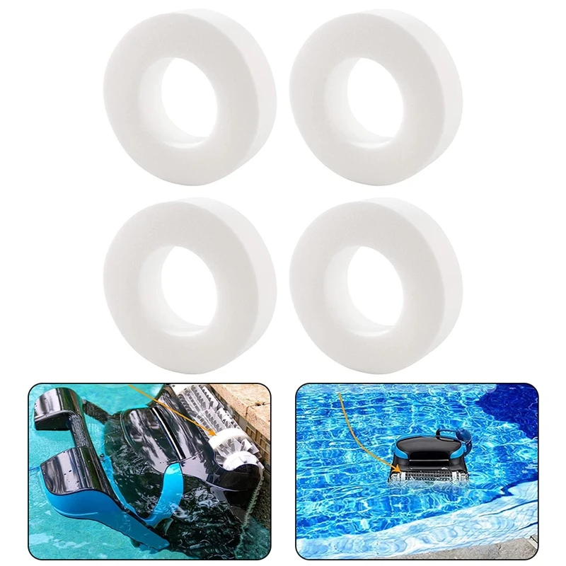 4Pcs Climbing Ring For Dolphin 6101611-R4, M200 M400 M500 Swimming Pool Robot Wheel Cover Replacement Spare Parts Accessories