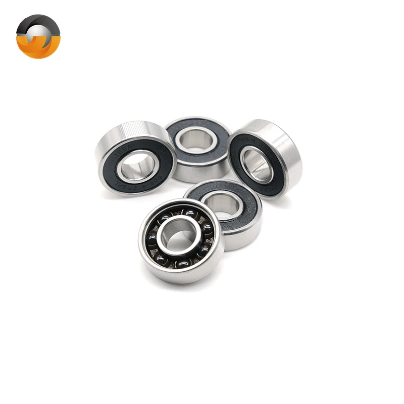 S608RS hybrydowe ceramiczne łożysko kulkowe Si3N4 8x22x7mm 8 szt. Dolne klamry do rowerów i części zamienne tylne koło 608 RS 2RS łożyska kulkowe