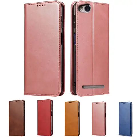 Funda de cuero con tapa para Xiaomi Redmi 5A, cartera con tapa para Xiaomi Redmi 5a, A5, 5,0 pulgadas