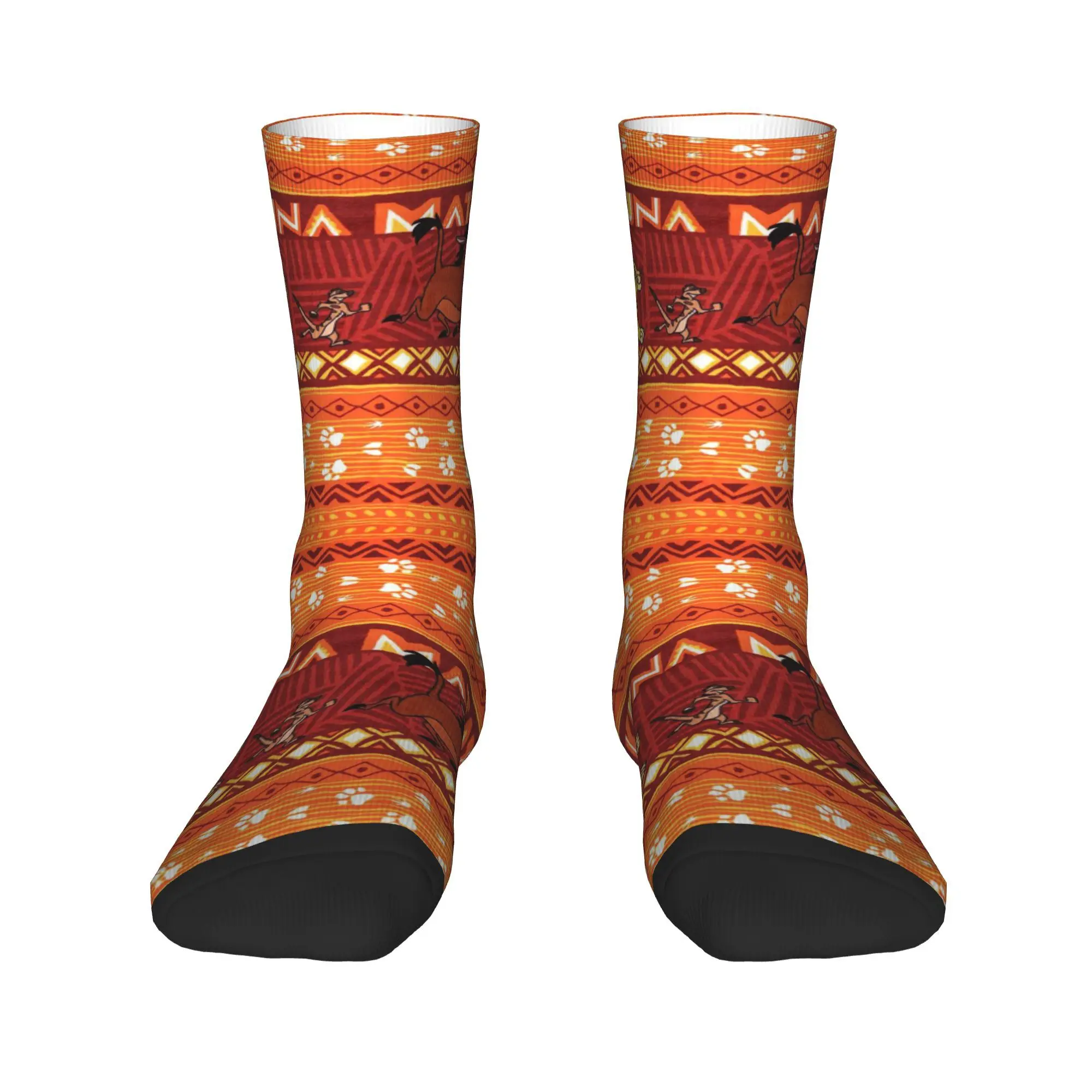 Calcetines de vestir de película de anime King Lion para hombre, unisex, transpirables, cálidos, con impresión 3D