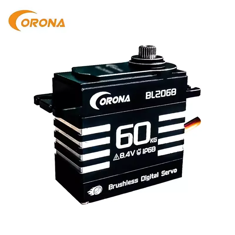 

CORONA BL2068HV 60KG Magnetic Brushless High Voltage Digital Waterproof Steering Gear KKPIT HV-BL-1323 Servo