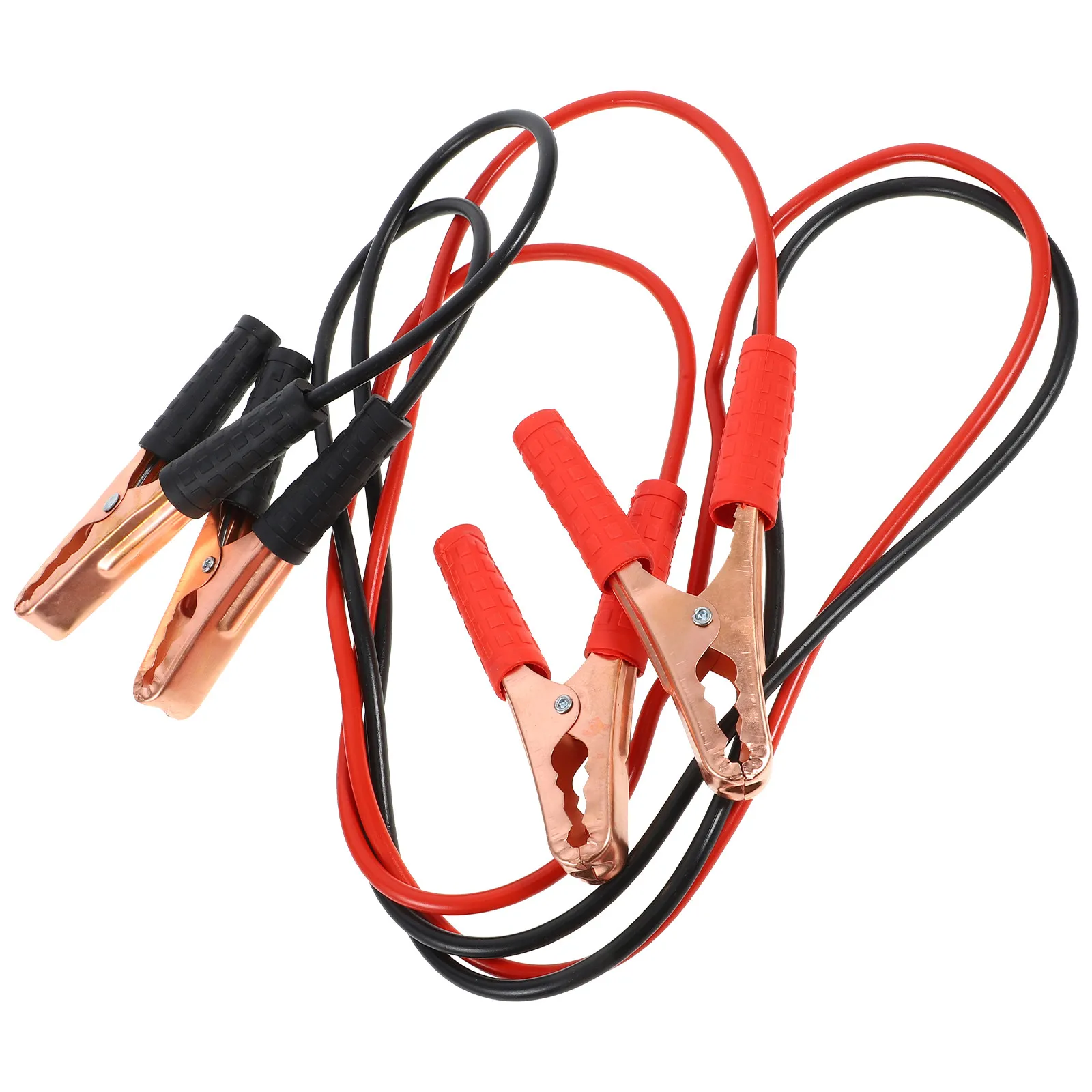 1Pair Car Battery Booster Cable Heavy Duty Jumper Cable Emergency Wire Multi-Functional Jump Starting Power Wire Automotive