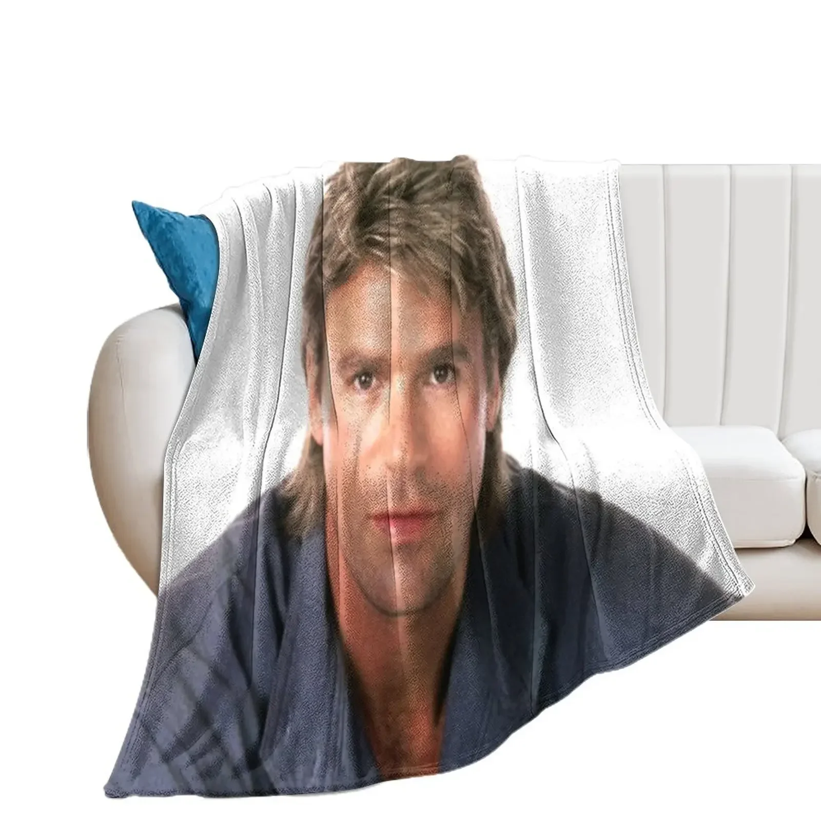 

MacGyver, I have an idea, 80s Heroes MacGyver Throw Blanket Cute sofa bed Camping Bed Fashionable Blankets