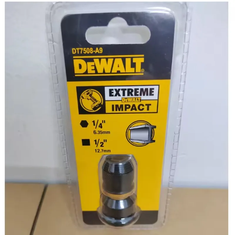 DEWALT DT7508-QZ Schlagschrauber-Adapter 1/4 Zoll Sechskant auf 1/2 Zoll Vierkant-Ratschenschlüssel-Set Werkzeugzubehör Antriebskonverter – Detail 7