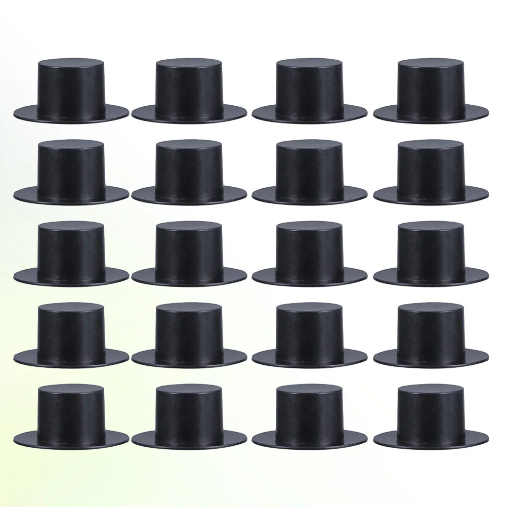 

100 Pcs Clown Hat Mini Top Hats Miniature Has Pendant Decor Cap for DIY Decorate