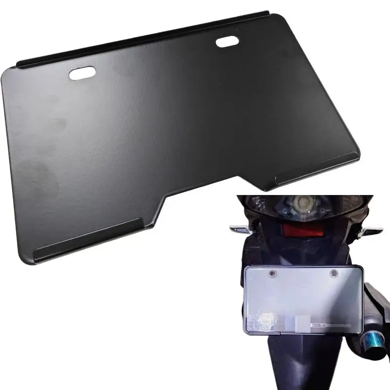 1Pcs Plate Holder Motorcycle Back And Front Protector Cover Clear Acrylic Mat