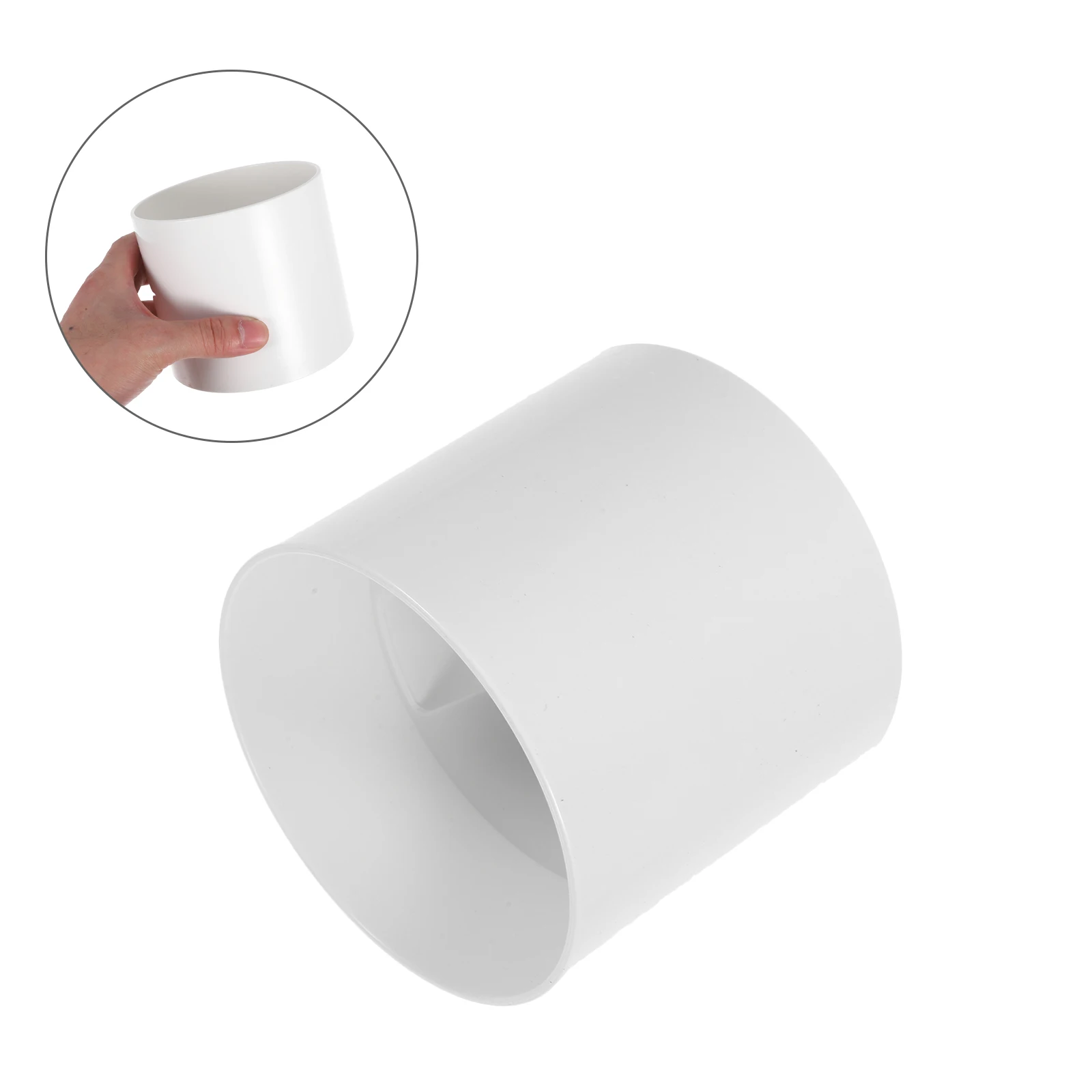 

2 pcs Plastic Golf Green Hole Cup 105x105x10cm Putting Cup Practice Training Aid Flag Support Putter Accessories