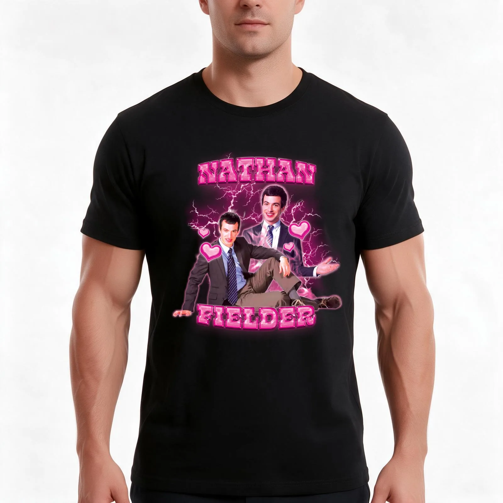 Nathan Fielder / Nathan For You 90s Vintage Bootleg Shirt T-Shirt, Summer Casual Cotton Tee, Oversized Streetwear Tops