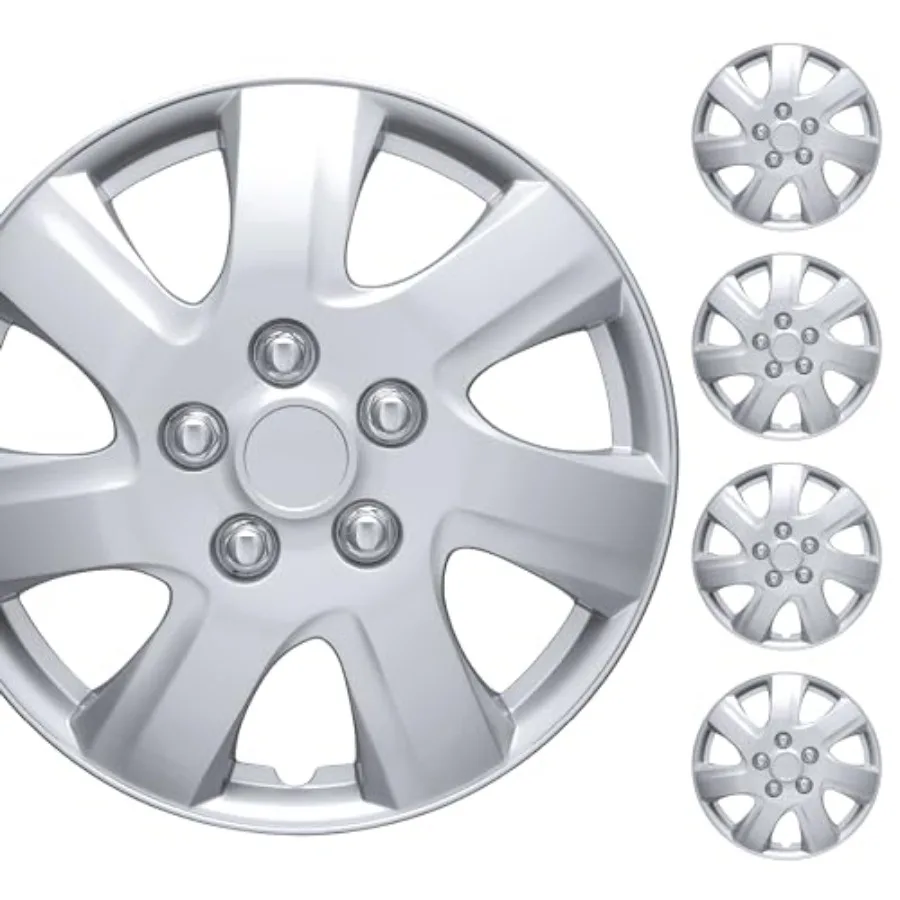 

Hubcaps Wheel Covers For 2006-2014 Toyota Camry 16 Inch Hubcaps Set Of 4 Snap-on Direct OEM Replacement For Toyota Camry Hubcap