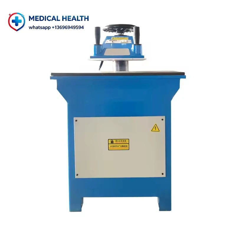 Tenghong TH-120KNHydraulic Swing Arm Clicking Press Die Cutting Machine for Leather Shoe Making Leather Cutting Machine