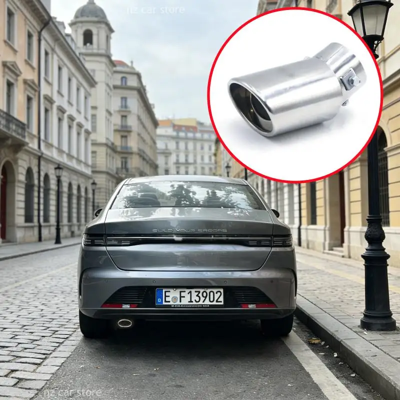 For BYD KING SEAL 5 CHAZOR DMi 2026 2025 2024 Exhaust Pipe Sleeve Tail Throat Muffler Tip Modification Accessories - view 3