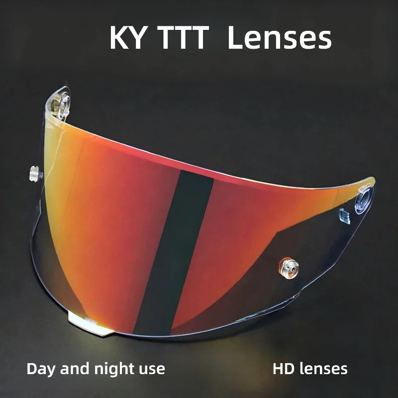 Visor Suitable for TT-COURSE Helmet Lenses, Motorcycle Helmets, Mirror Electroplating Day and Night Universal