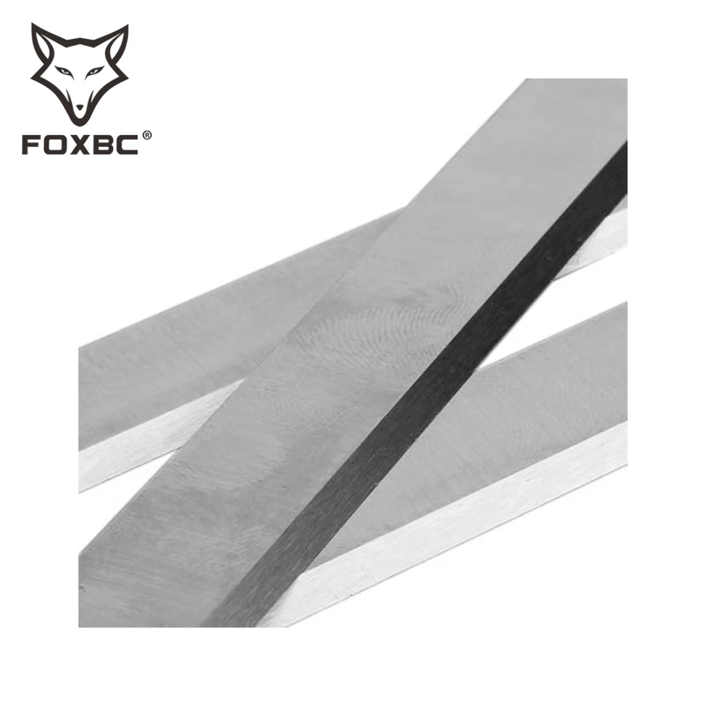 FOXBC 382x25x3mm HSS Planer Blades For Grizzly G0453 G0453P G1021 G6701, Delta 22 677 DC 380,  JET 708529G Parts Tool -Set of 3