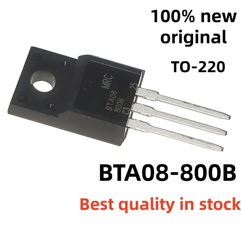10pieces/5 pairs,brand new BTA08-600B, BTA08-800B,BTA08,600B, 800B,TO-220,good quality products