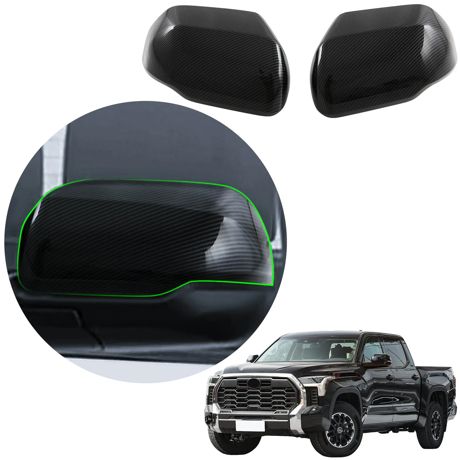 

Авто дверь, зеркало заднего вида, защитная накладка, комплект кузова, обновленные автомобильные аксессуары для Toyota Tundra 2022-2025