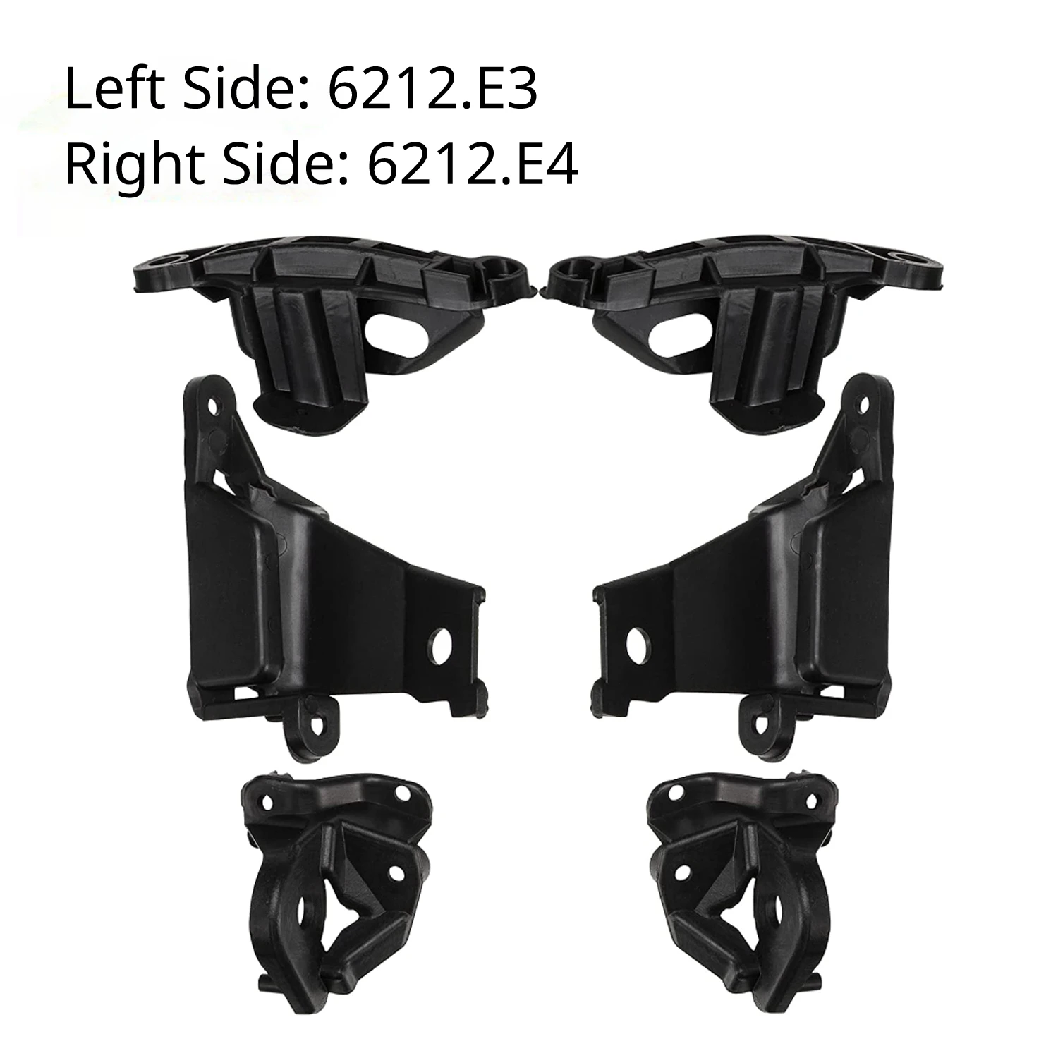 

Headlamp Headlight Bracket Tab Repair Kit Left Side 6212.E3 Right Side 6212.E4 Car Accessories For PEUGEOT 308