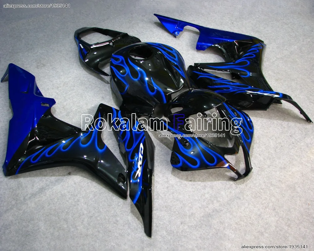 

For Honda CBR600RR-F5 2007-2008 CBR600RR CBR600 RR 07 08 CBR-600RR Blue Flame Motorcycle Fairing (Injection molding)