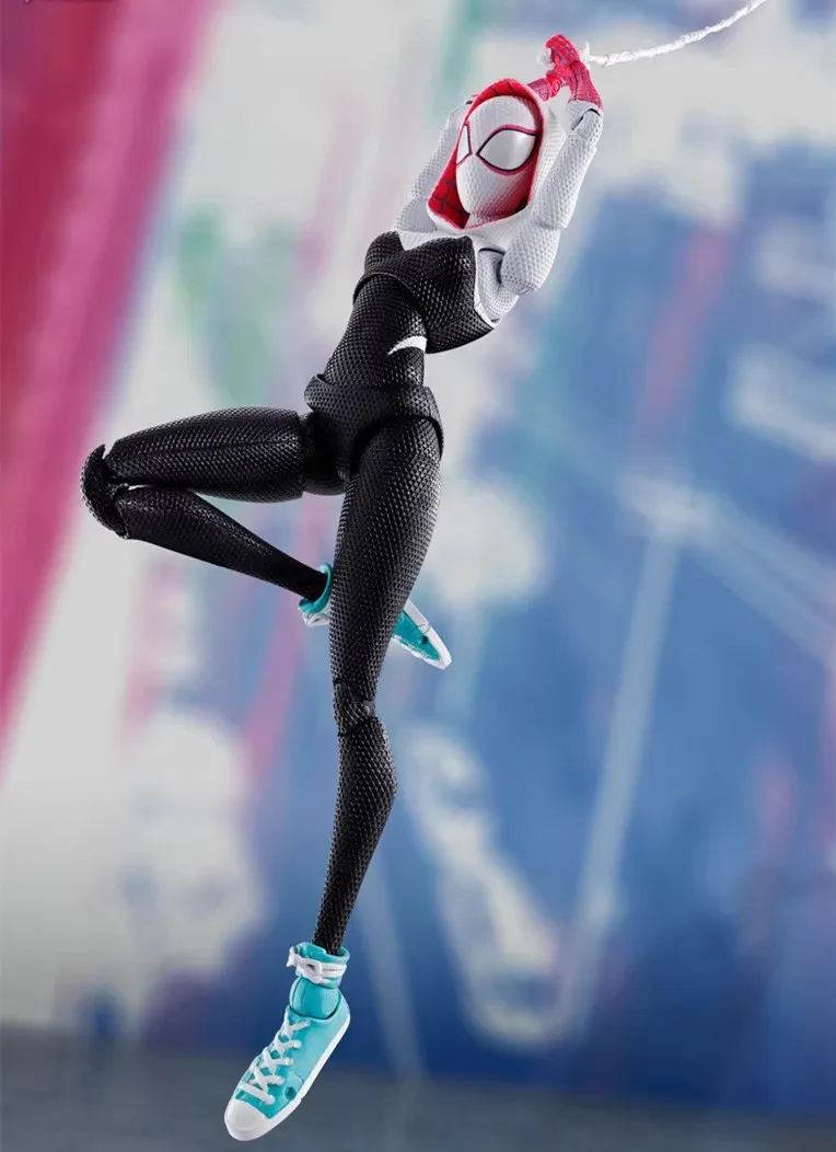 

Spider-Verse 2 Across the Spider-Verse Spider-Gwen Gwen Stacy Gwen Figure Model Toys Desktop Ornament Fan Collection Toy Gift