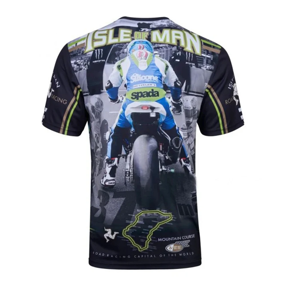 Isle Of Man-ropa de ciclismo para hombre y mujer, camiseta de competición deportiva al aire libre, Top de manga corta, 3D 9