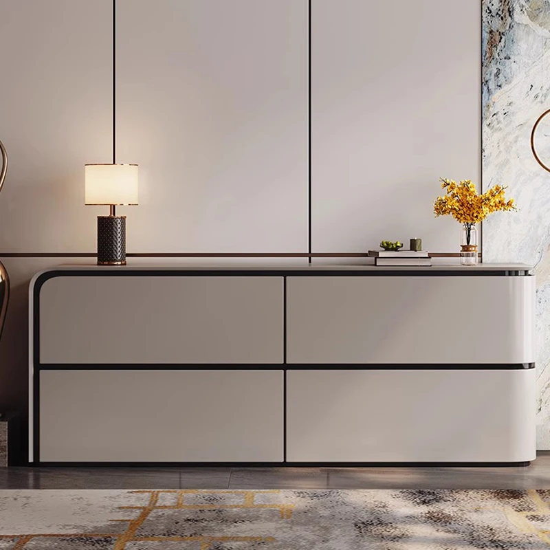 

Italian Style Living Room Cabinets Simple Elegant Modern Display Cabinet Storage Design Meuble De Rangement Home Furniture
