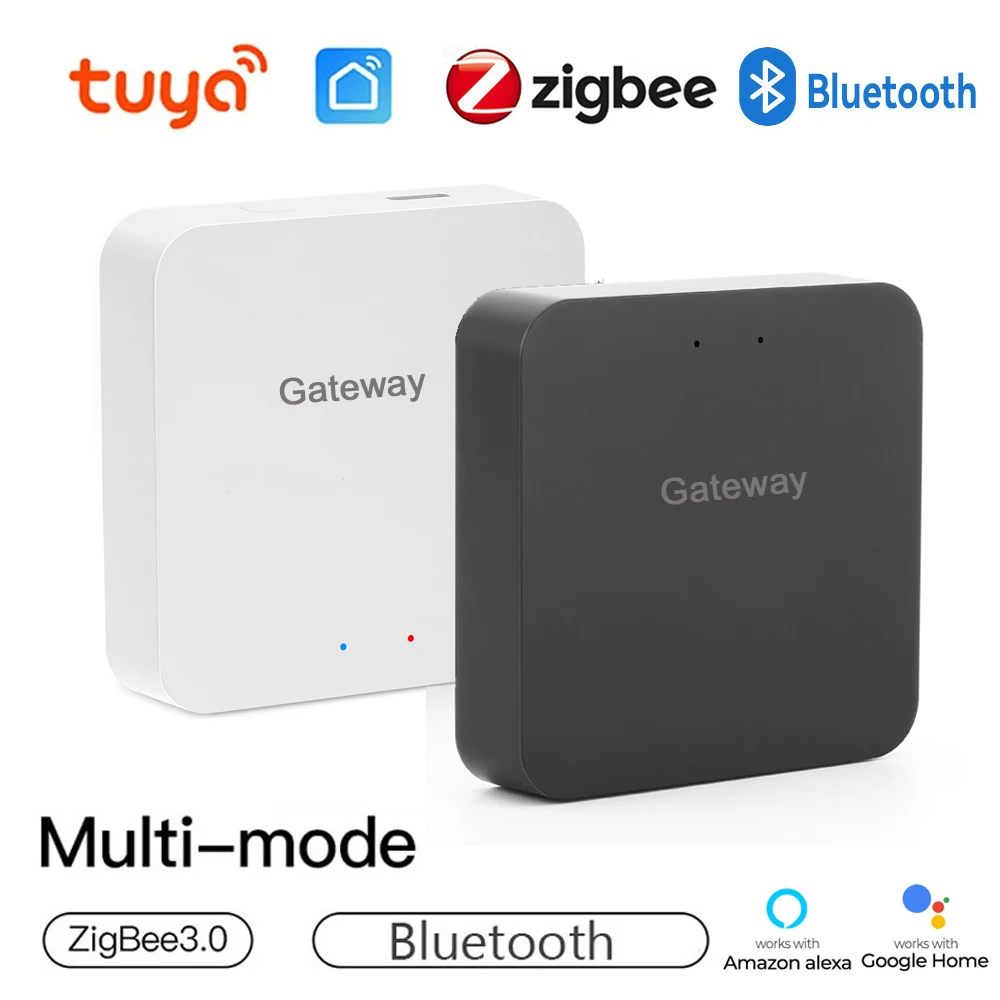 

Tuya Multi-mode Gateway Smart Home Bluetooth Zigbee Hub Connect to WiFi Wireless Bridge Smart Life APP Works with Alexa Google