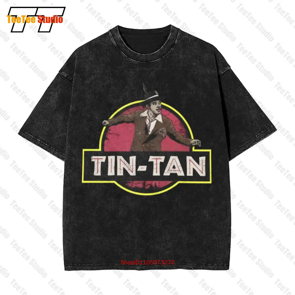Tin Tan Jurassic Logo Pachuco Cholo Chicano México Vintage camiseta extragrande A02Y