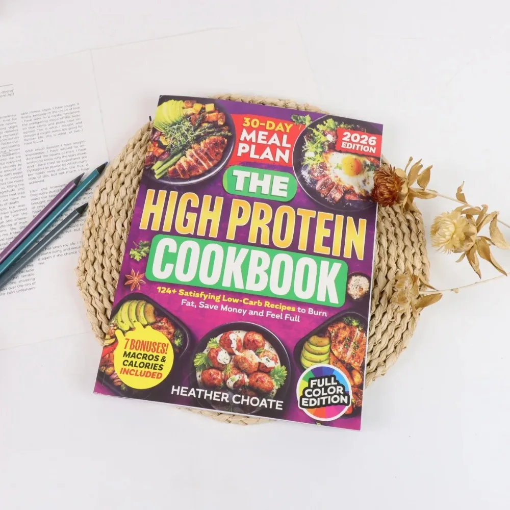 2026 new high protein cooking manual, nutritional parameters, home cooked low-carbon recipes, easy to learn