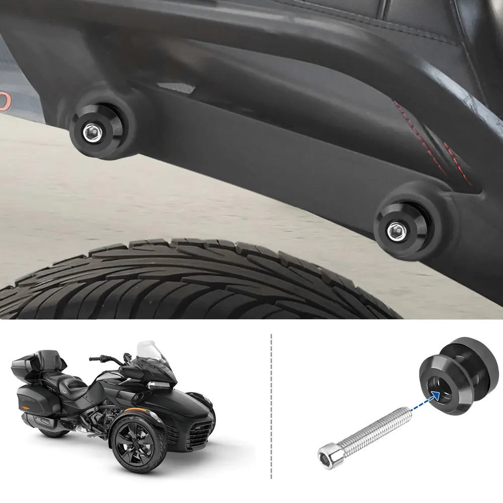 

Screws Nut Mounting Spools Kit Docking Hardware Sissy Bar Backrest Bungee Buttons for All Can Am Spyder F3/F3-S/F3-T