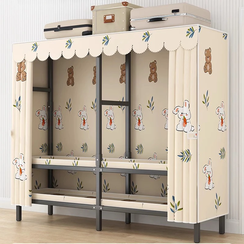 Space Saving Modular Wardrobes Mobile Rack Cabinets Dressers Wardrobes Display Divider Meuble De Rangement Home Furniture