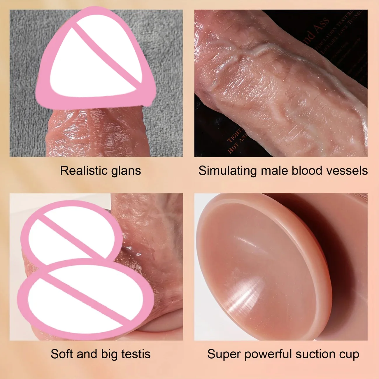 Super Realistic Dildo Waterproof Silicone Penis Adult Sex Toys Anal Vagina Masturbator Dildo with Suction Cup Cock Gode Massager - Image 4