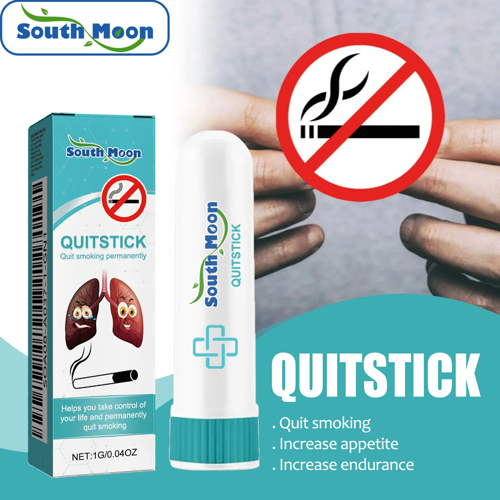 Quit‑smoking Nasal Inhaler Stick Fresh Scent Relief Cigarette Craving Alleviate Anxiety Quitting Reduce Dependence on Cigarettes