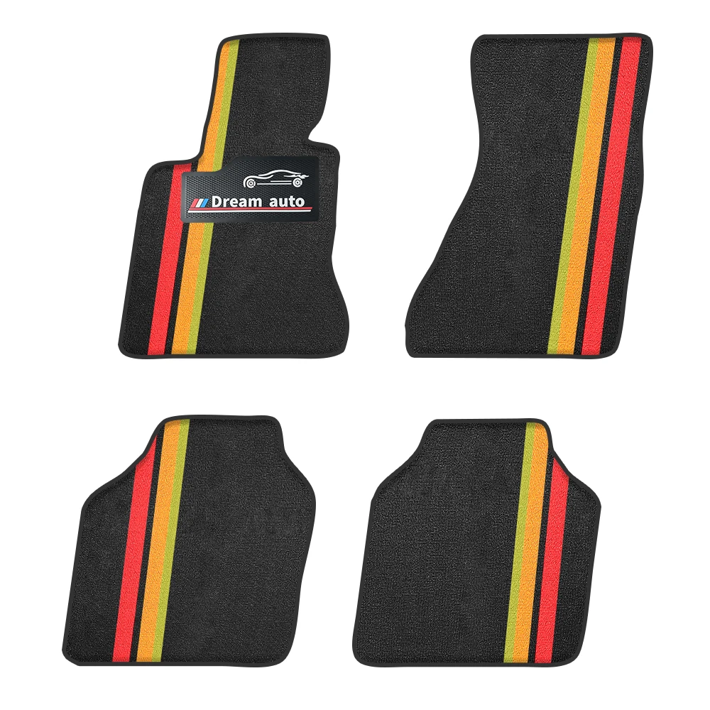 Alfombrilla de coche para BMW serie 7 2001-2007 E66 730Li 730Ld 740Li 750Li alfombrillas de coche impermeables de distancia entre ejes larga juego completo