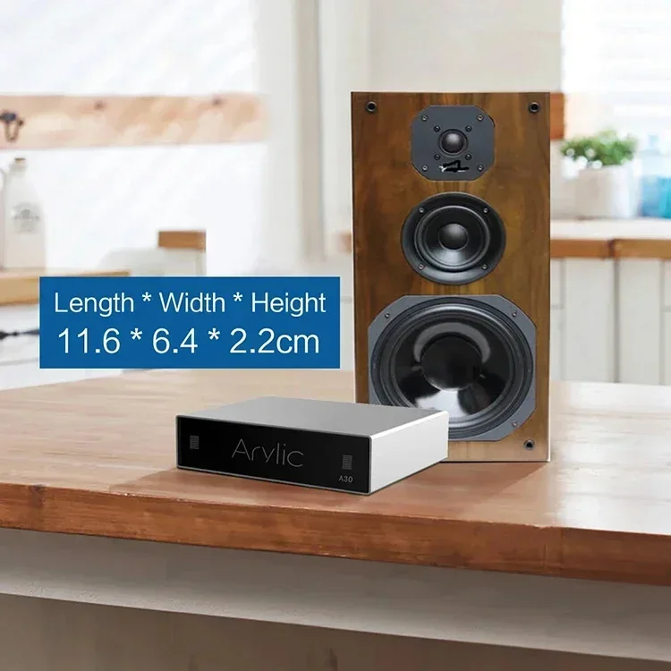 2025 A50 Home Audio Receiver Gerät WLAN Multiroom Audio Gerät Airply DLNA Connect Qplay Leistungsverstärker